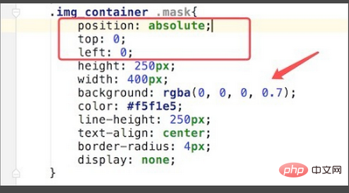 css怎么在图片上显示遮罩层