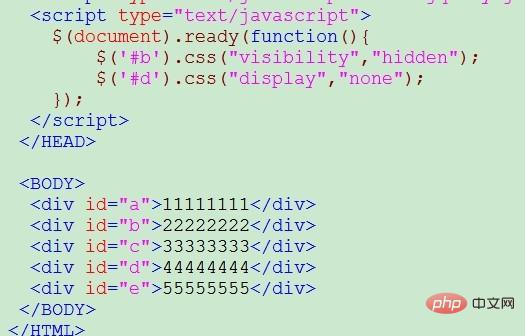 css如何实现显示和隐藏