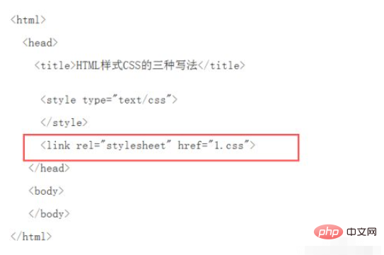 css三种样式表写法是什么
