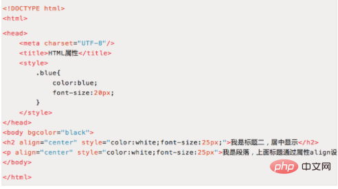 html如何设置字体颜色