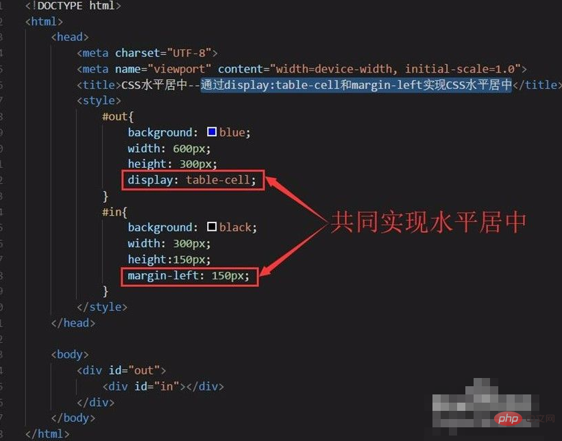 css如何实现水平居中