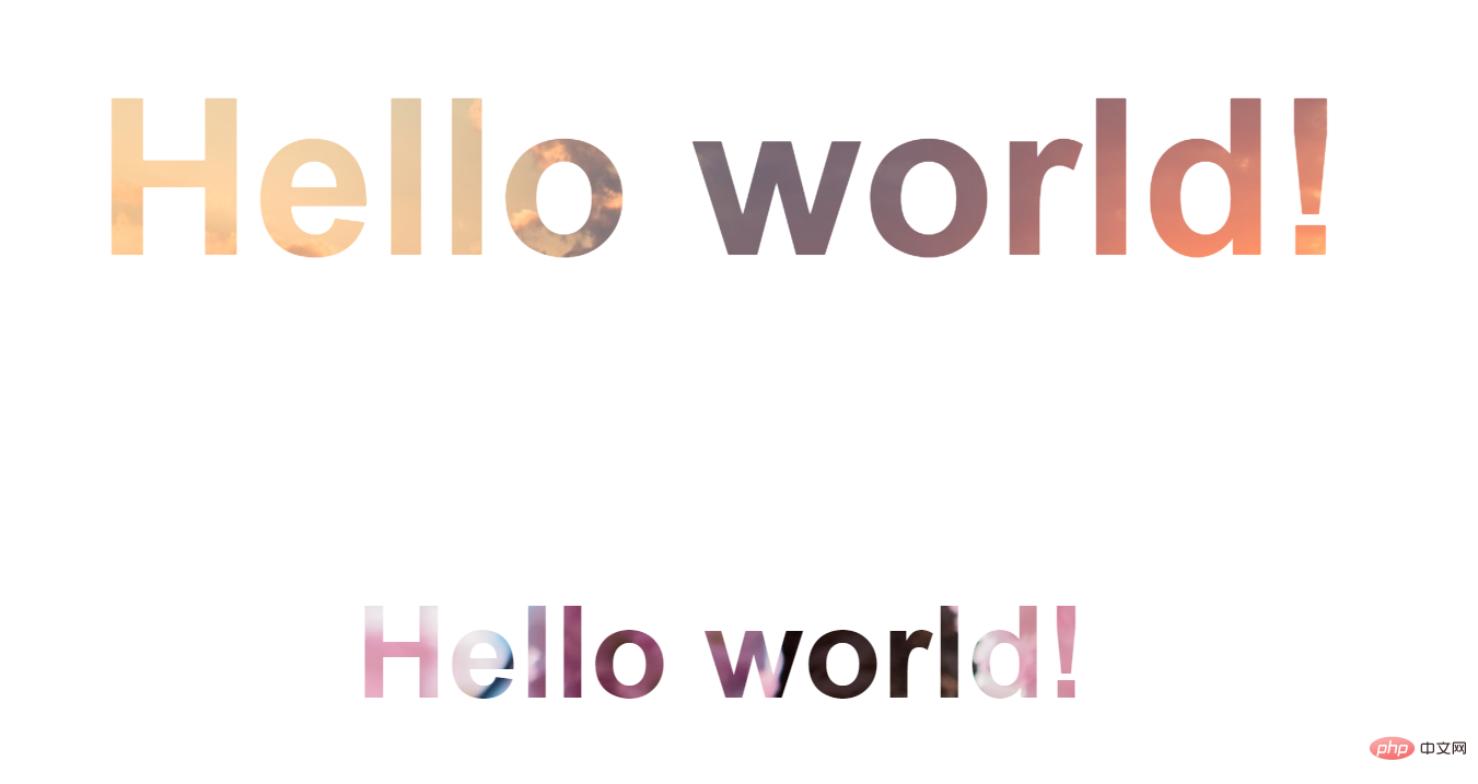 纯CSS3怎么给文本添加背景图