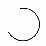 一文详解如何css实现动态弧形线条长短变化的Loading动画