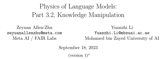 语言模型有重大缺陷，知识推演竟然是老大难