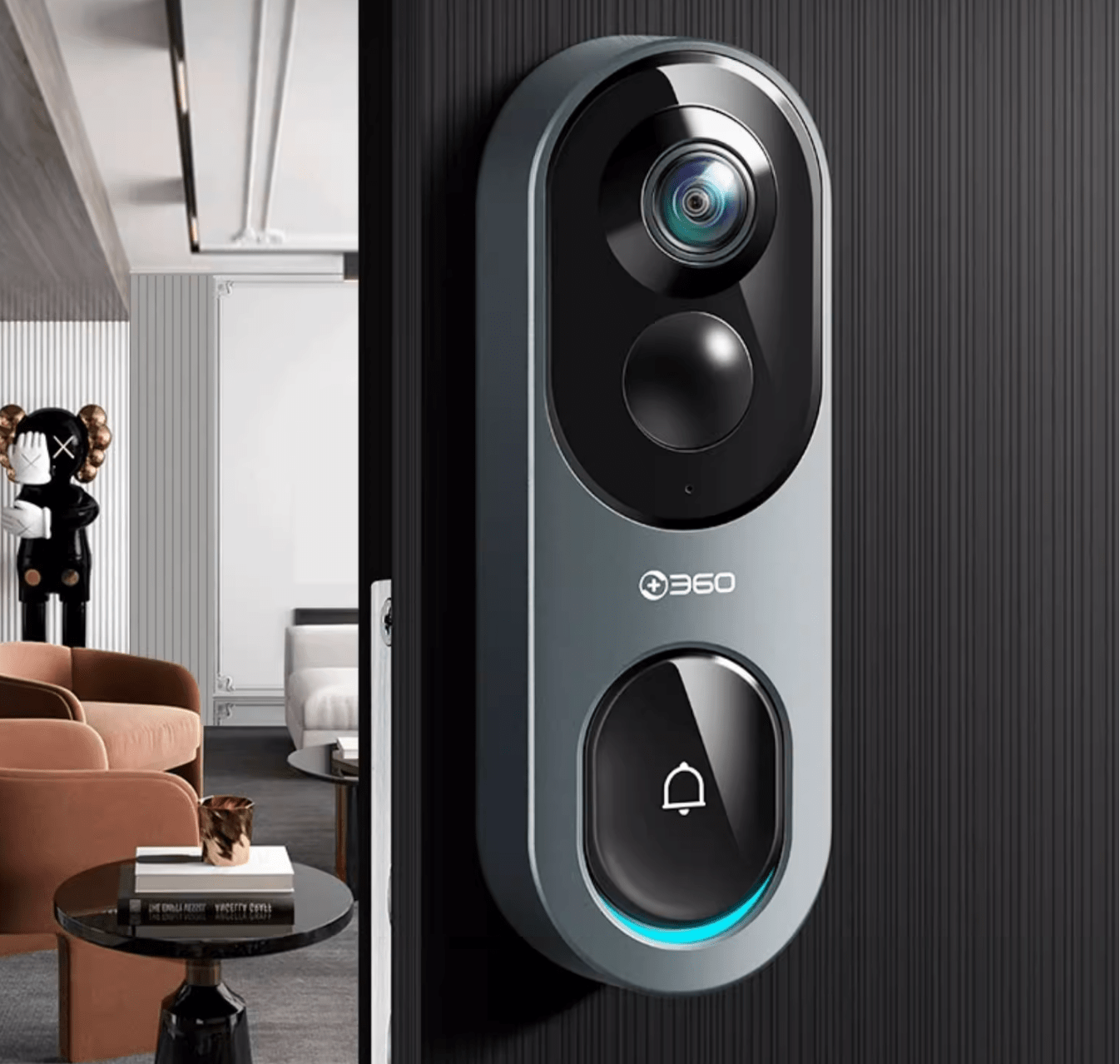 360发布全新的可视门铃6 Pro AI全景版：拥有360°镜头和红外夜视功能，价格从459元起