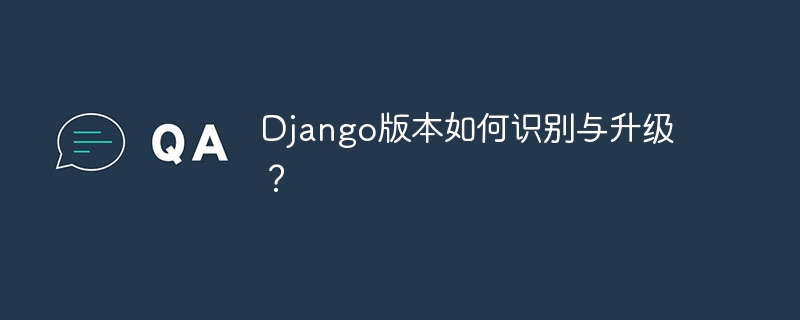 Django版本的识别和更新方法是什么？