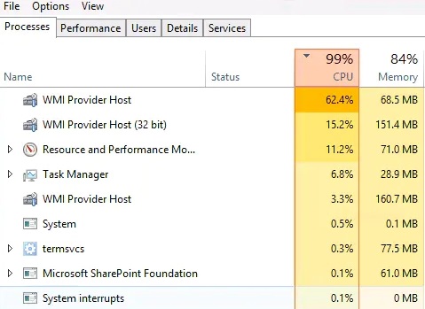 wmi provider host有用吗