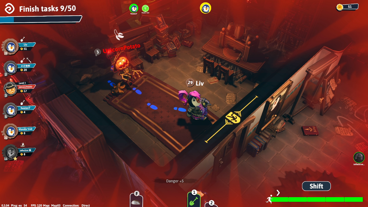 多人躲猫猫游戏《城堡惊魂》今日正式发售