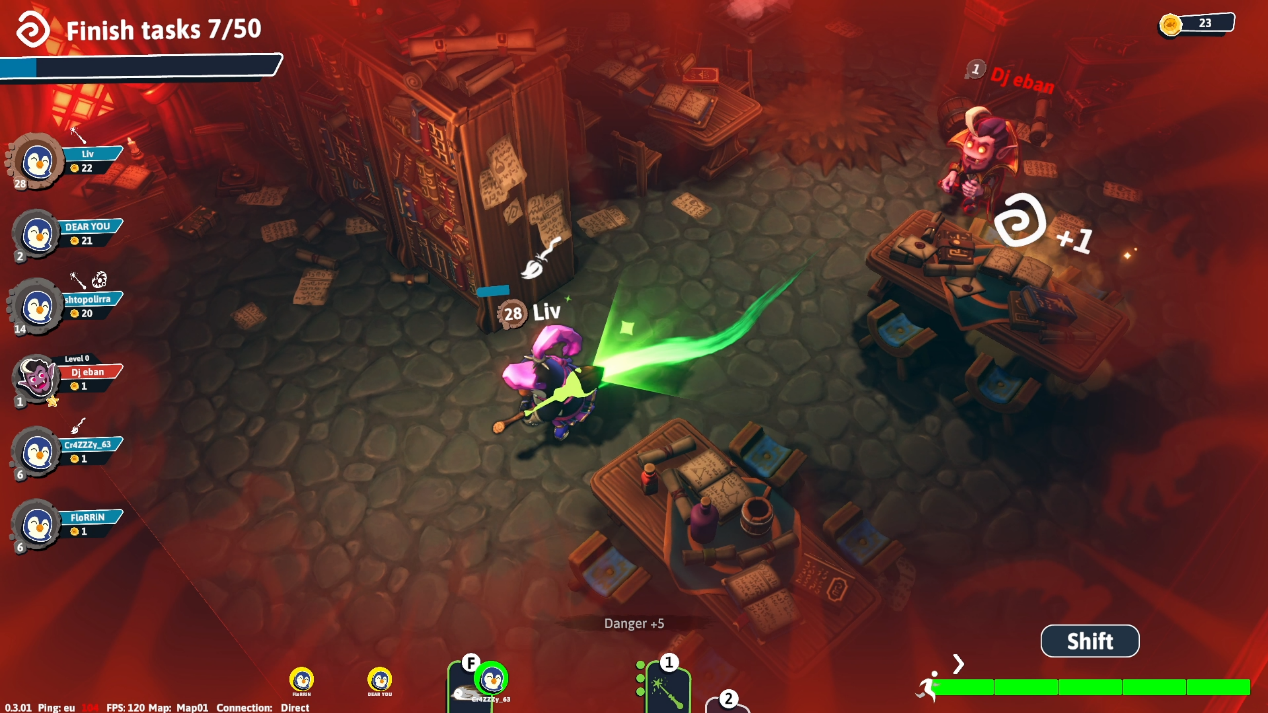 多人躲猫猫游戏《城堡惊魂》今日正式发售