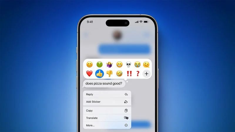 数百种任你用，时隔 8 年苹果终于扩充 iMessages 反应 Emoji：不再只有 6 种