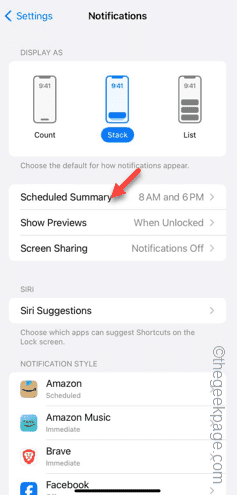 iPhone中的延迟通知：修复