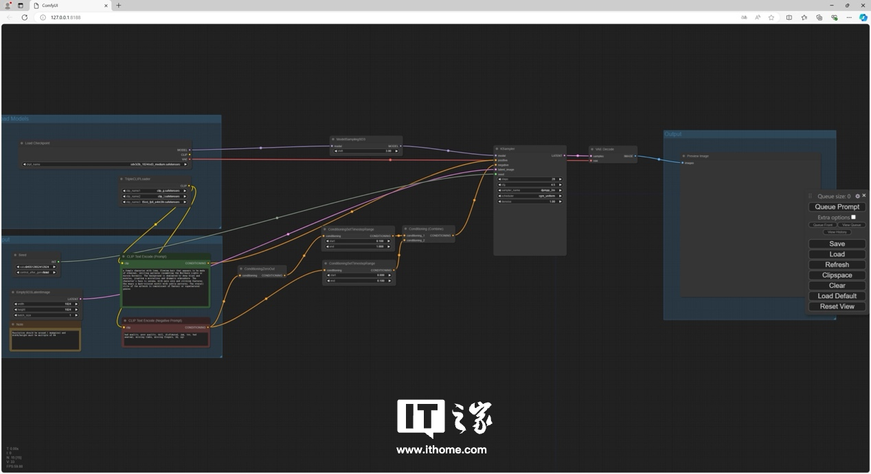 Stable Diffusion 3 搭建教程及官方实例演示，影驰 GeForce RTX 4070 Ti SUPER 星曜 OC 瞬间跑满