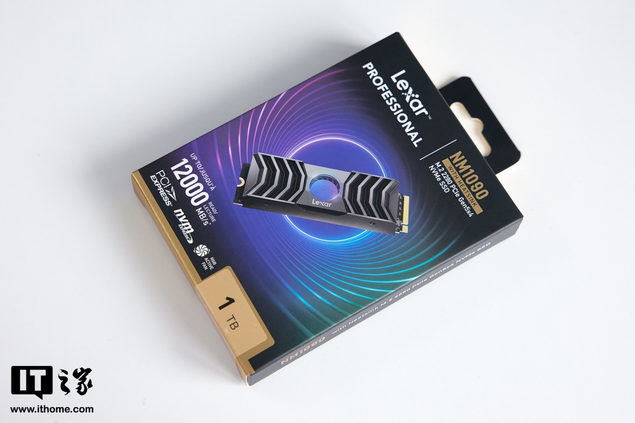 雷克沙 NM1090 PCIe5.0 Gen5x4 NVMe 固态硬盘图赏：全副武装的读写性能怪兽