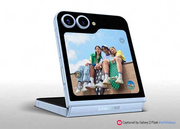 7 月 10 日发布，三星 Galaxy Z Flip6 手机宣传图曝光