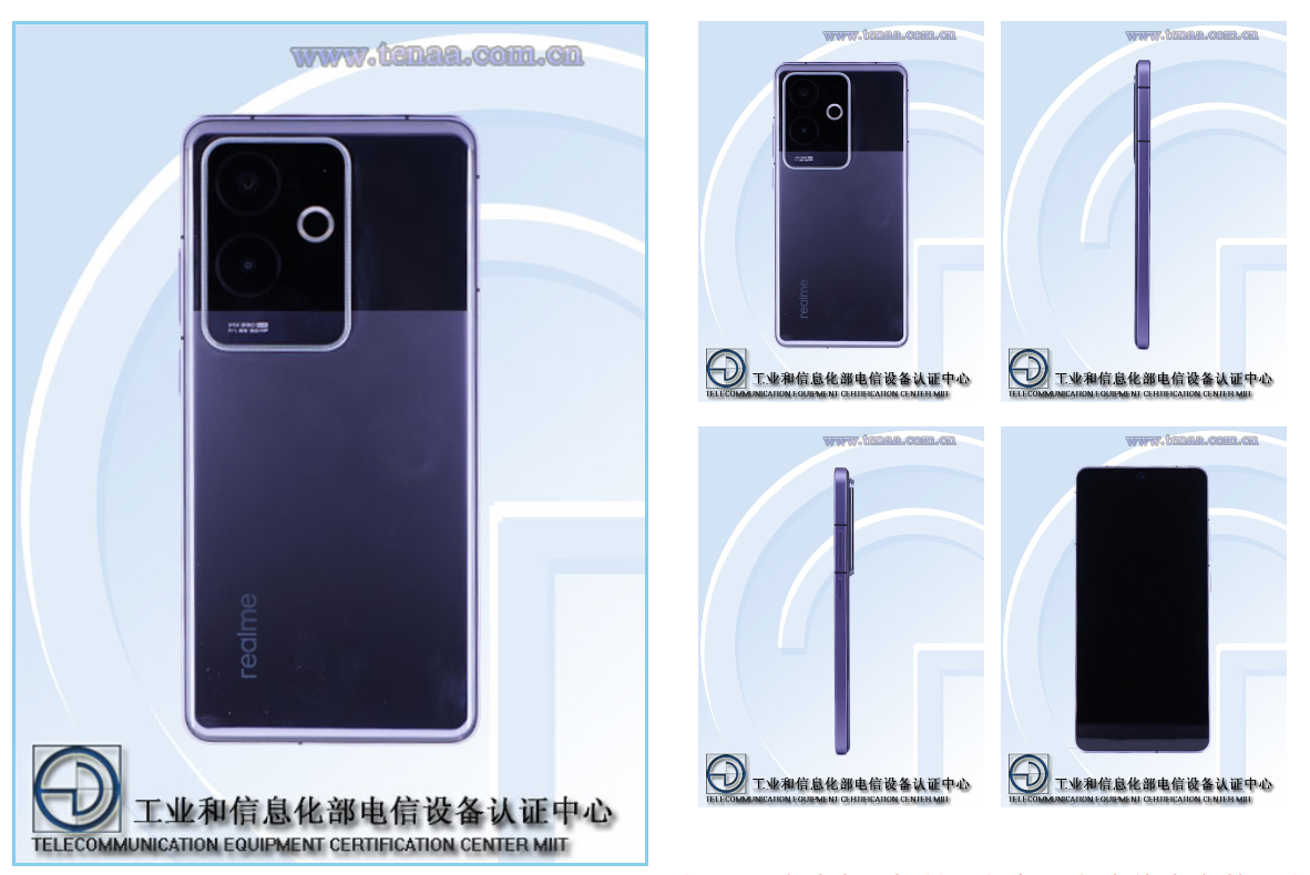 realme 真我 GT6 公布证件照及主要参数：矩形相机模组，骁龙 8 Gen 3 处理器