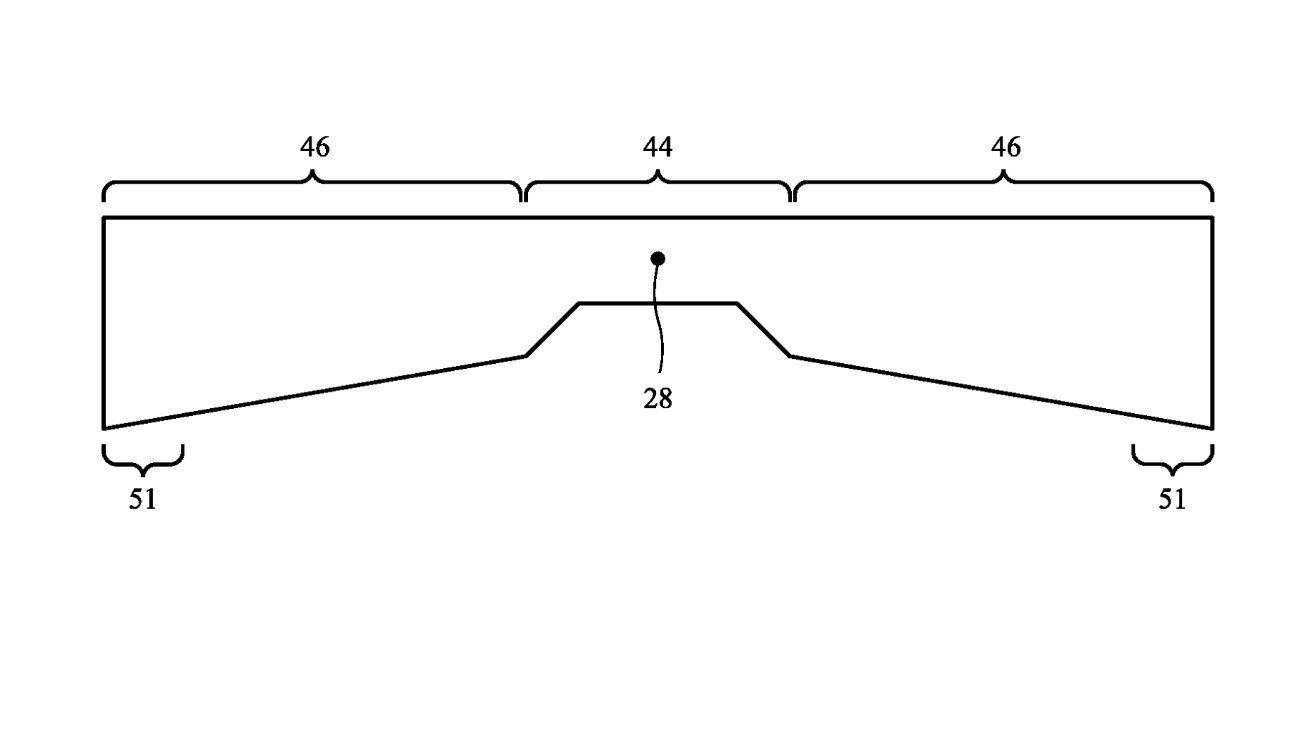 苹果专利探索提高折叠 iphone / ipad 耐用性：玻璃折叠部分变薄、边角部分加厚