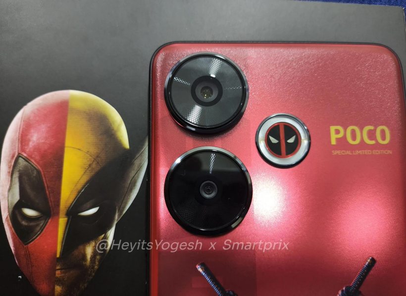 小米 POCO F6《死侍与金刚狼》联名定制版手机曝光：骁龙 8s Gen 3 处理器，7 月 26 日印度发布