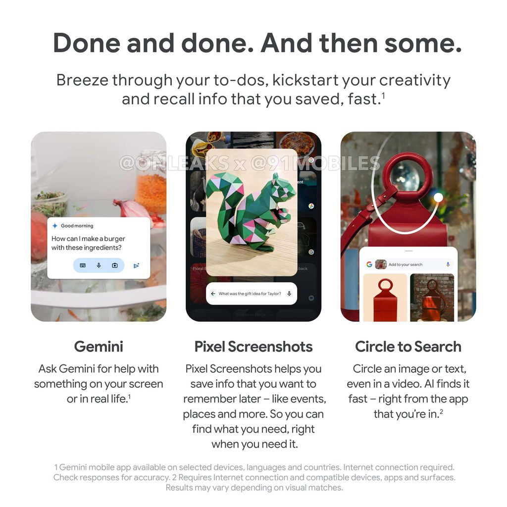 谷歌 Pixel 9 系列手机宣传物料曝光：主打 Gemini AI、12/16GB 内存、7 年安全更新