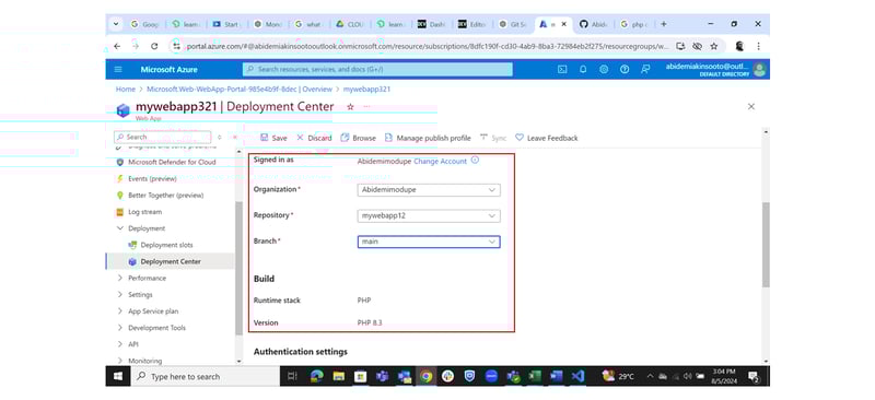 如何在 Azure 应用服务上部署具有 CI/CD 管道的 Web 应用