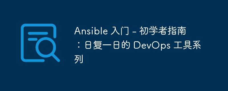 Ansible 入门 – 初学者指南：日复一日的 DevOps 工具系列