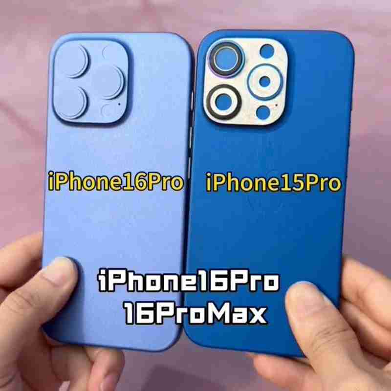 苹果iPhone 16系列模型机曝光：屏幕更大，新增拍照键