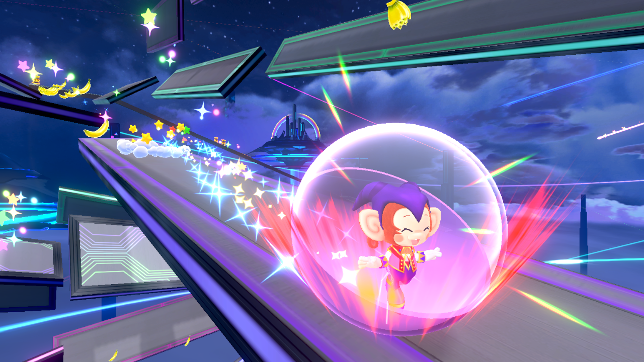 《超级猴子球 香蕉大乱斗》 发布DLC“世嘉通行证”中的阿克赛尔、比特以及世嘉装扮配件礼包