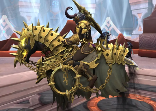 《魔兽世界》当初必刷坐骑堕落军马，超级酷炫哦