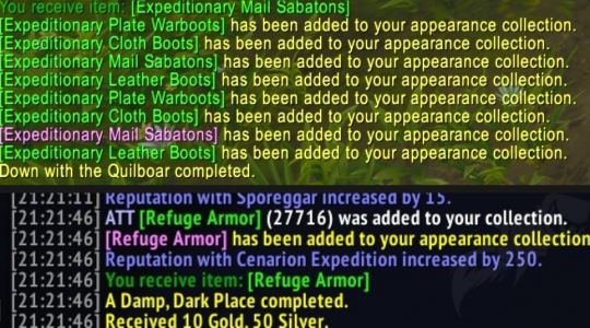 魔兽世界：收藏党大喜，1个角色就可以跨甲收集所有类型的幻化