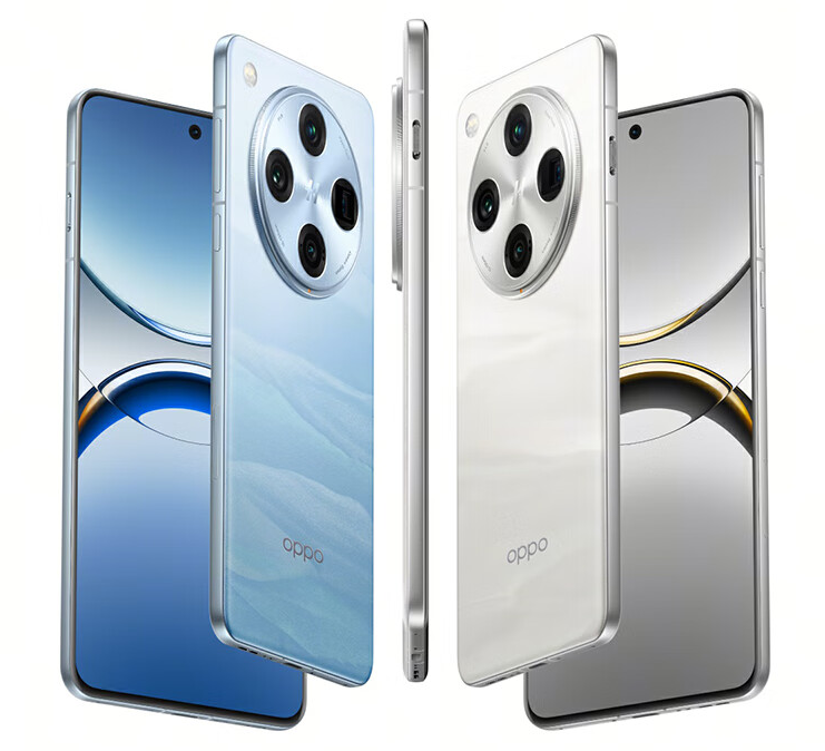 OPPO Find X8 Pro 手机采用一体式微弧中框设计，新增抓拍快启键