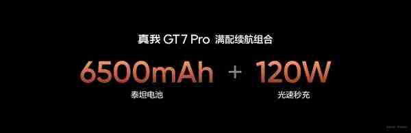 真我GT7 Pro配备6500mAh：电池最大的骁龙8至尊版旗舰