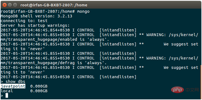 MongoDB Php mongodb connectivity 7
