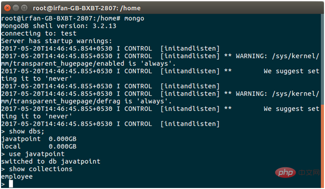 MongoDB Php mongodb connectivity 8