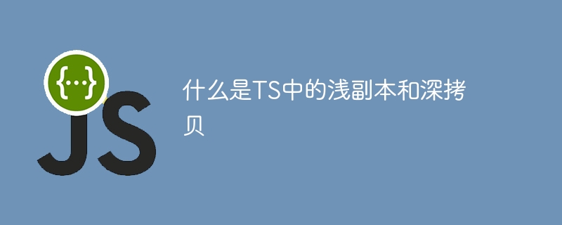 什么是TS中的浅副本和深拷贝
