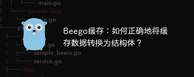 Beego缓存：如何正确地将缓存数据转换为结构体？