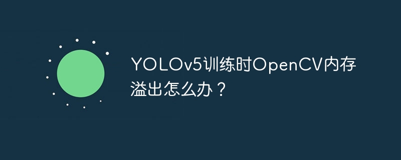yolov5训练时opencv内存溢出怎么办？