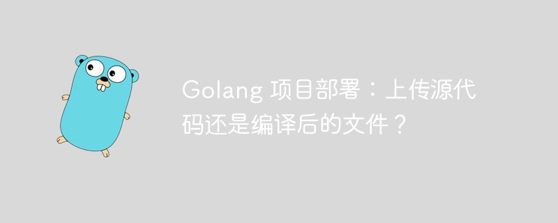 Golang 项目部署：上传源代码还是编译后的文件？