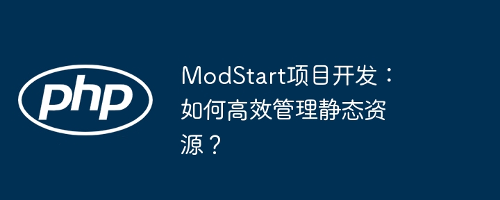 ModStart项目开发：如何高效管理静态资源？