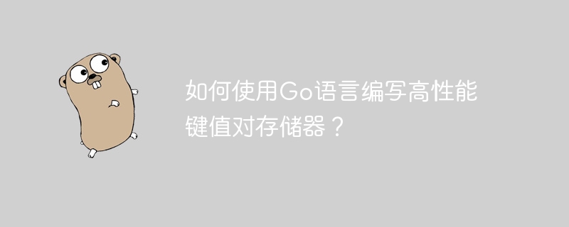 如何使用Go语言编写高性能键值对存储器？