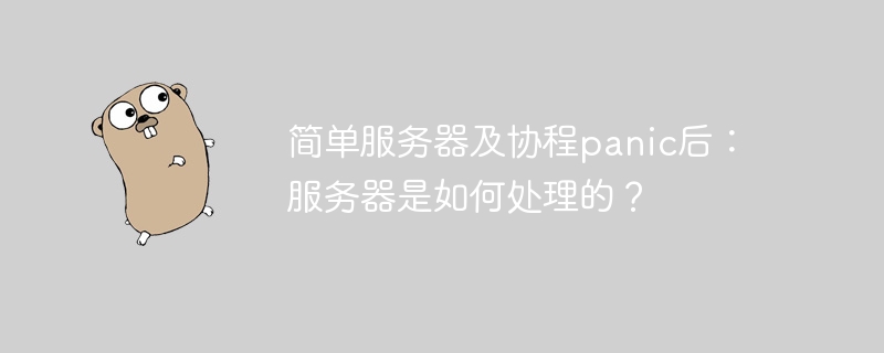 简单服务器及协程panic后：服务器是如何处理的？