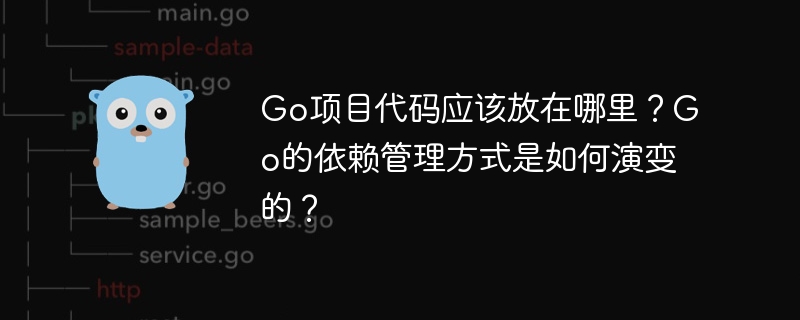 Go项目代码应该放在哪里？Go的依赖管理方式是如何演变的？