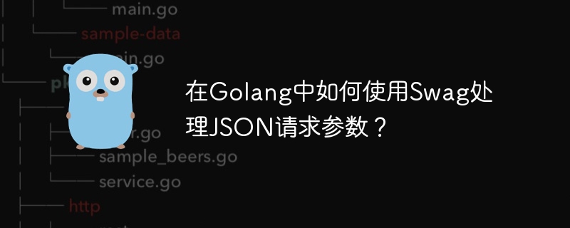 在Golang中如何使用Swag处理JSON请求参数？