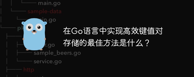 在Go语言中实现高效键值对存储的最佳方法是什么？