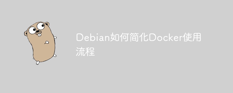 Debian如何简化Docker使用流程