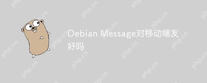 Debian Message对移动端友好吗