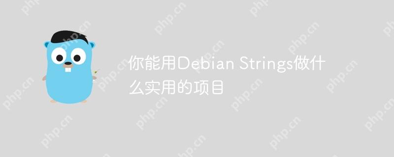 你能用Debian Strings做什么实用的项目