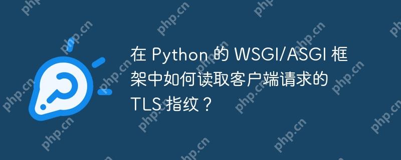 在 Python 的 WSGI/ASGI 框架中如何读取客户端请求的 TLS 指纹？