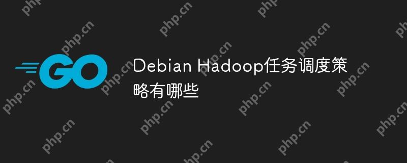 Debian Hadoop任务调度策略有哪些
