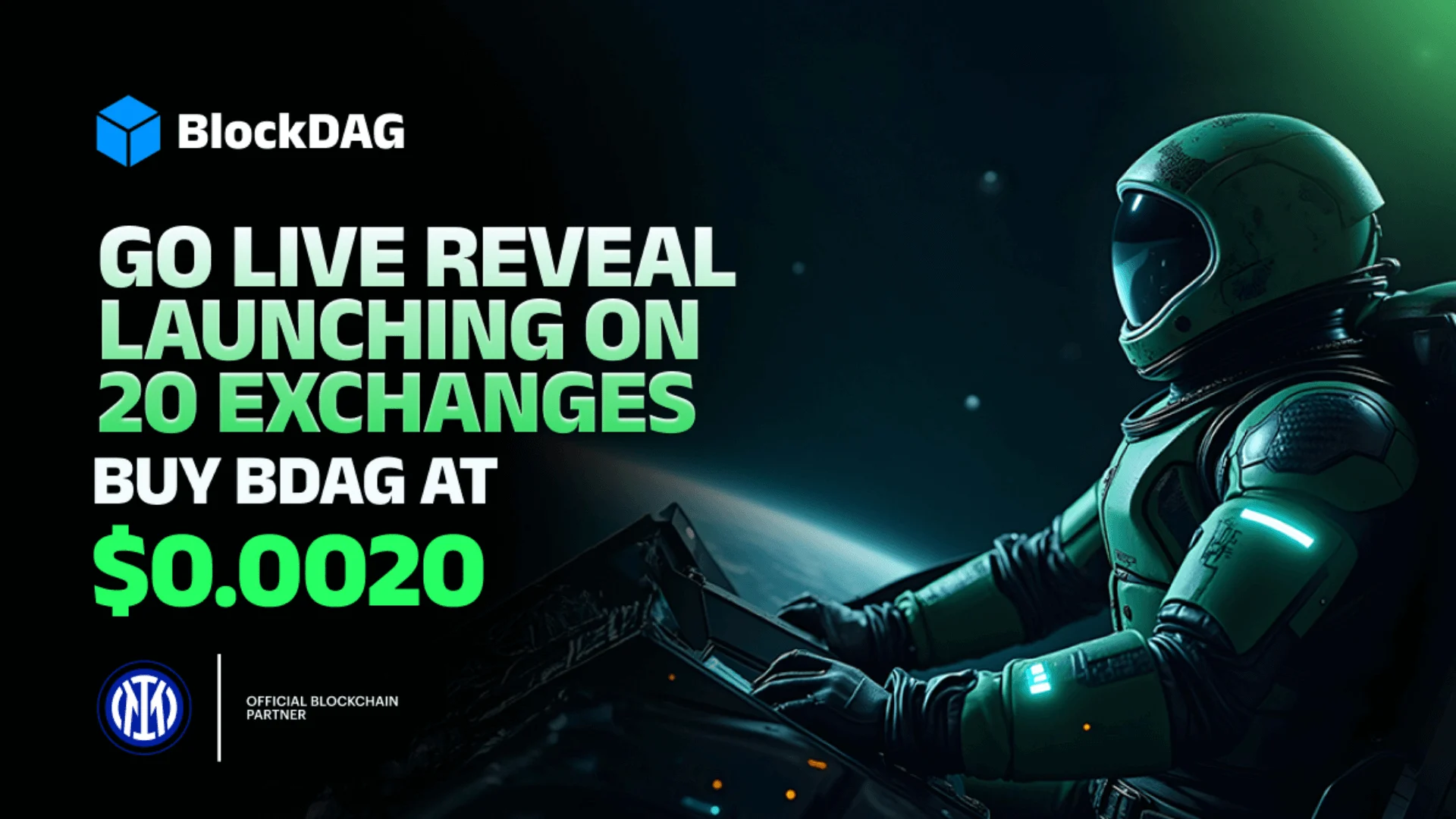 BlockDag（BDAG）在20个交流清单之前将价格冻结为$ 0.0020