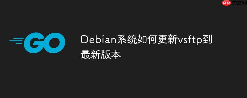 Debian系统如何更新vsftp到最新版本
