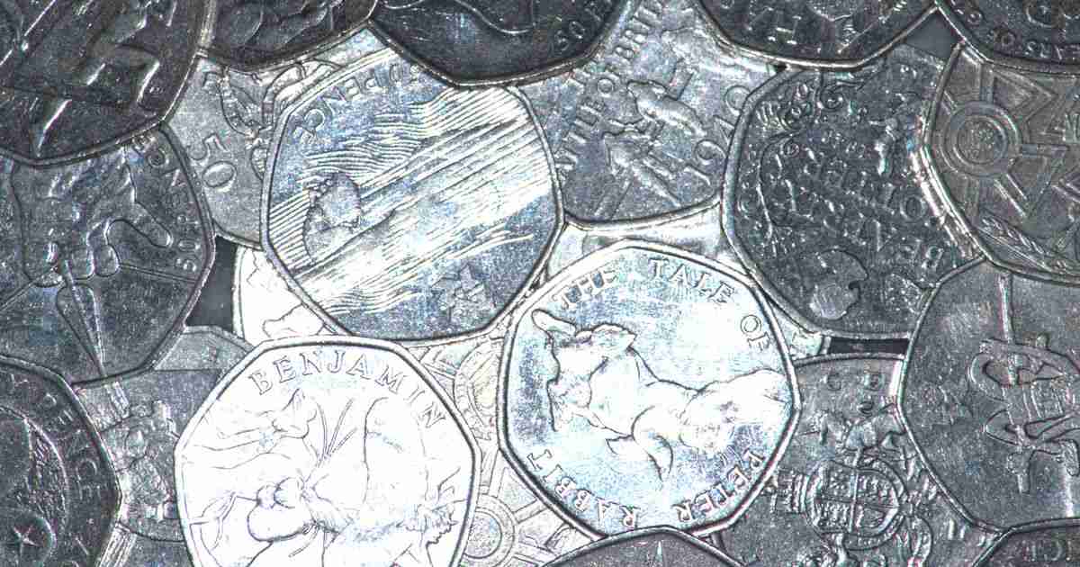 稀有本杰明兔子50p硬币的面值最高80倍